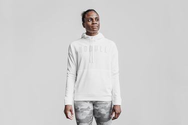 Nobull Women's Hoodie White | Australia (XU2347)